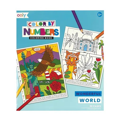 Color By Number Coloring Book