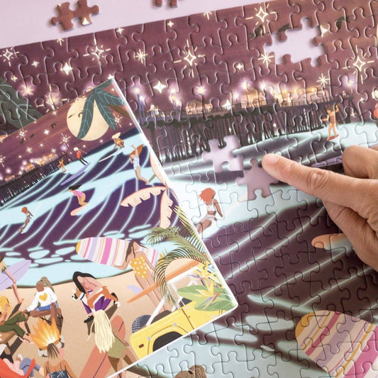 Full Moon Surf Puzzle