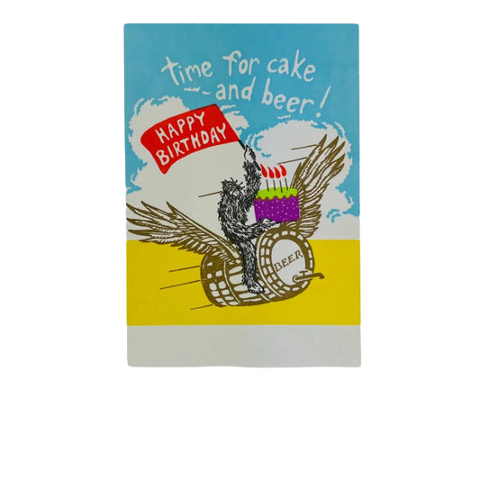 Time For Cake & Beer Card