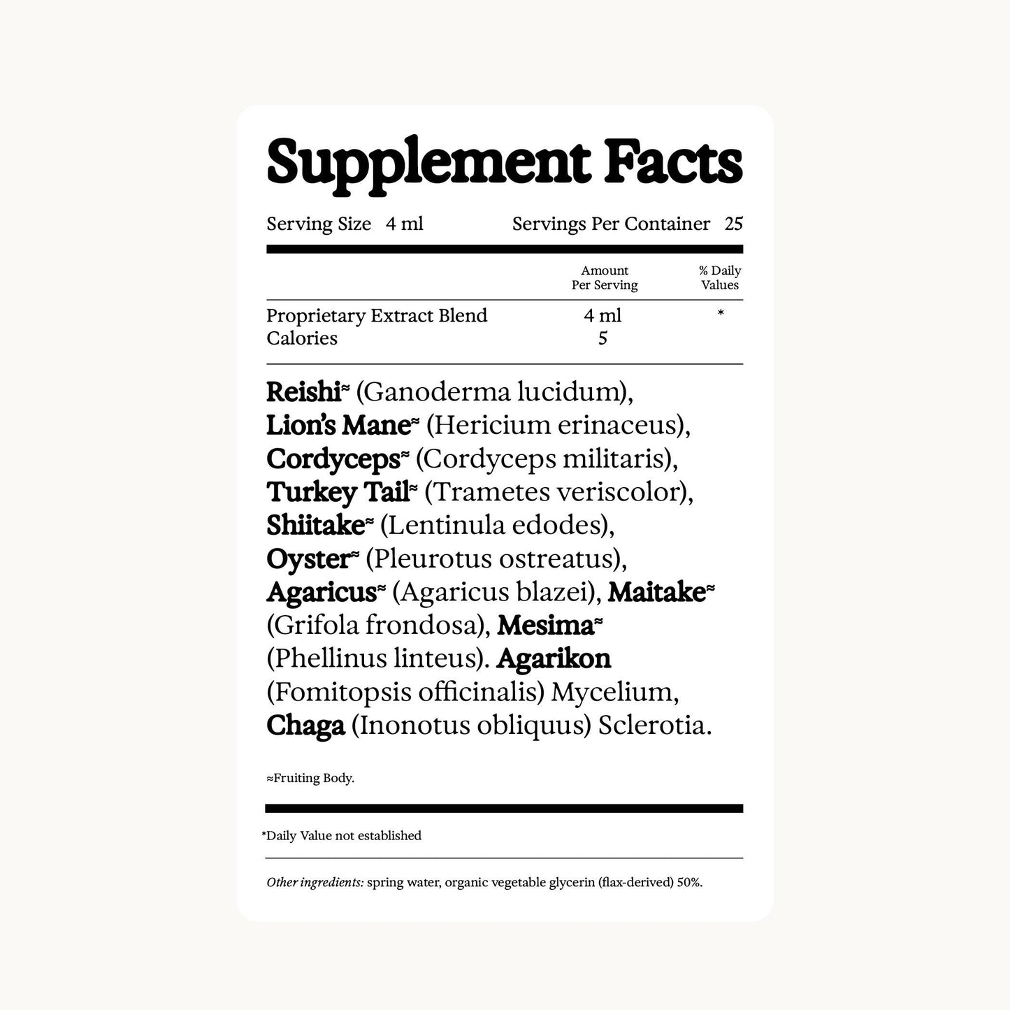 11:11 Super Multi-Mushroom Tincture
