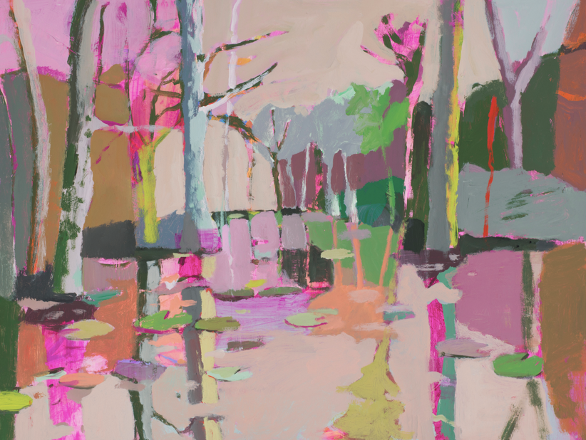 11"x14" Pink Cypress Framed