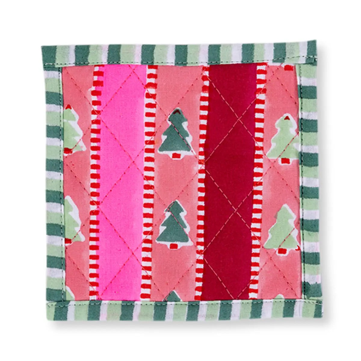 Snowwood Stripe Coasters s/4