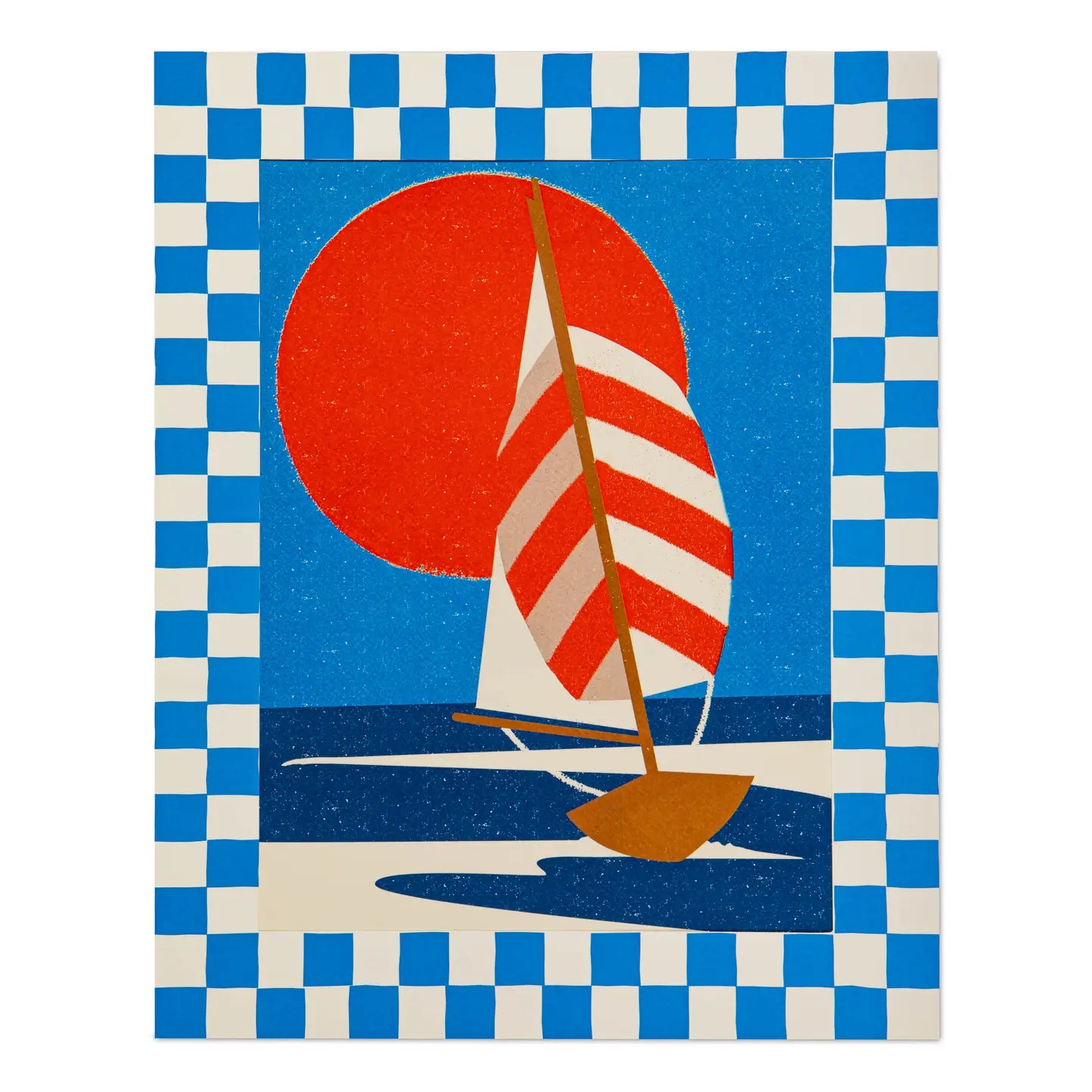 Large Boat Print
