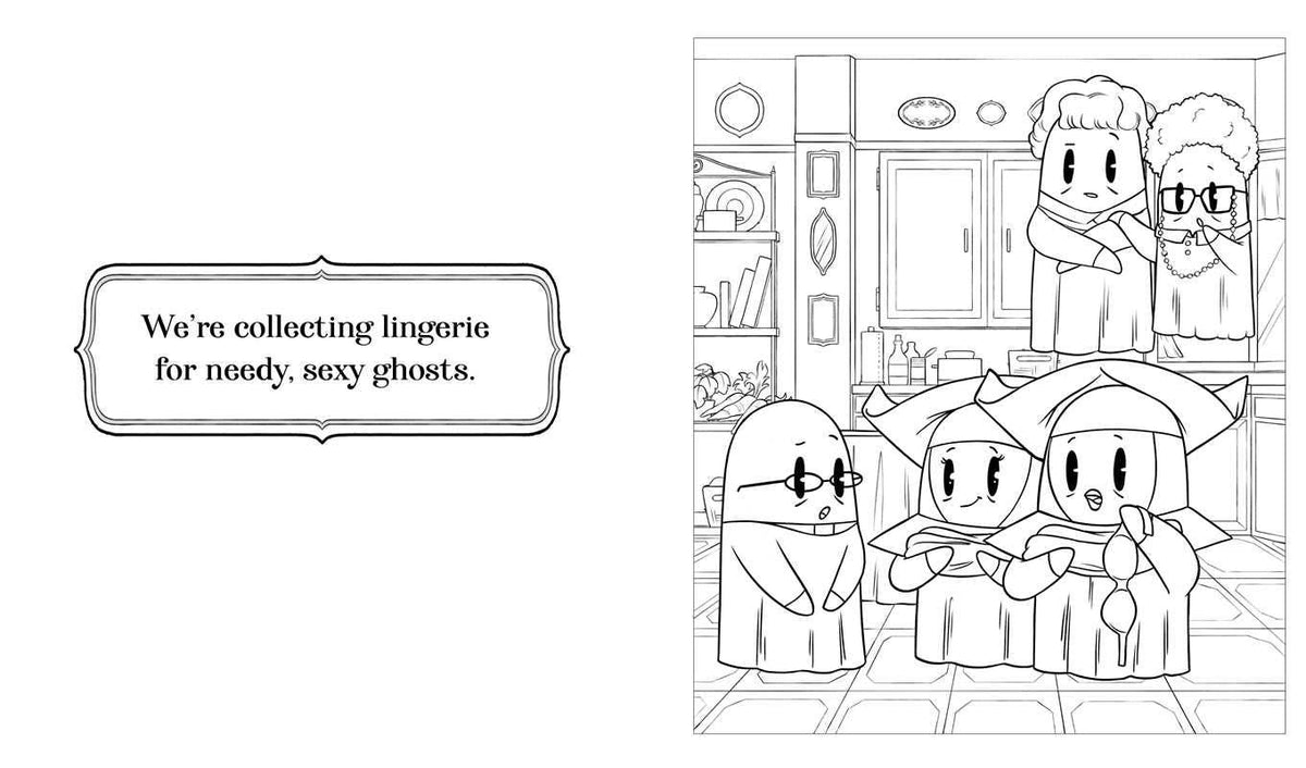 Golden Ghouls Coloring Book