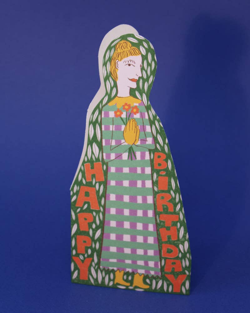 Flower Lady Card