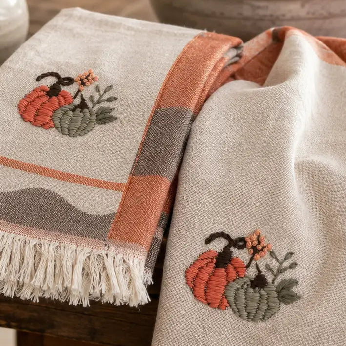 Hand-Stitched Tea Towel Set