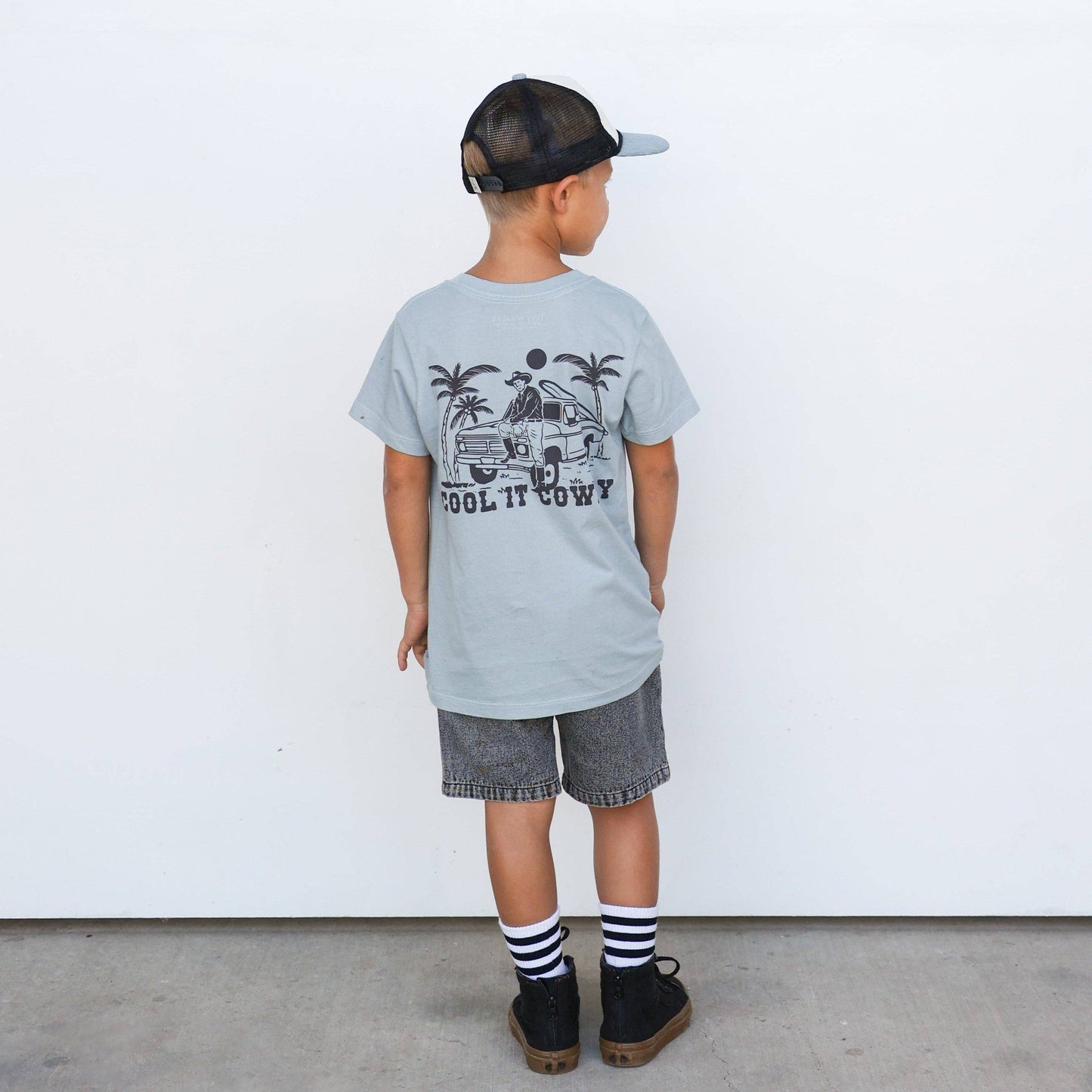 Cool It Cowboy Retro Kids Tee