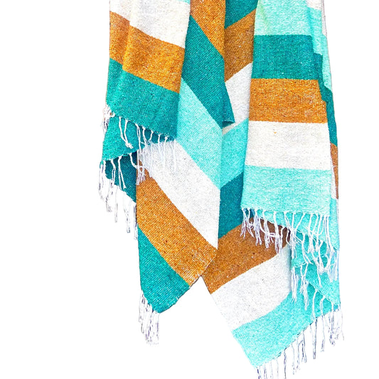 Golden Strand Throw Blanket