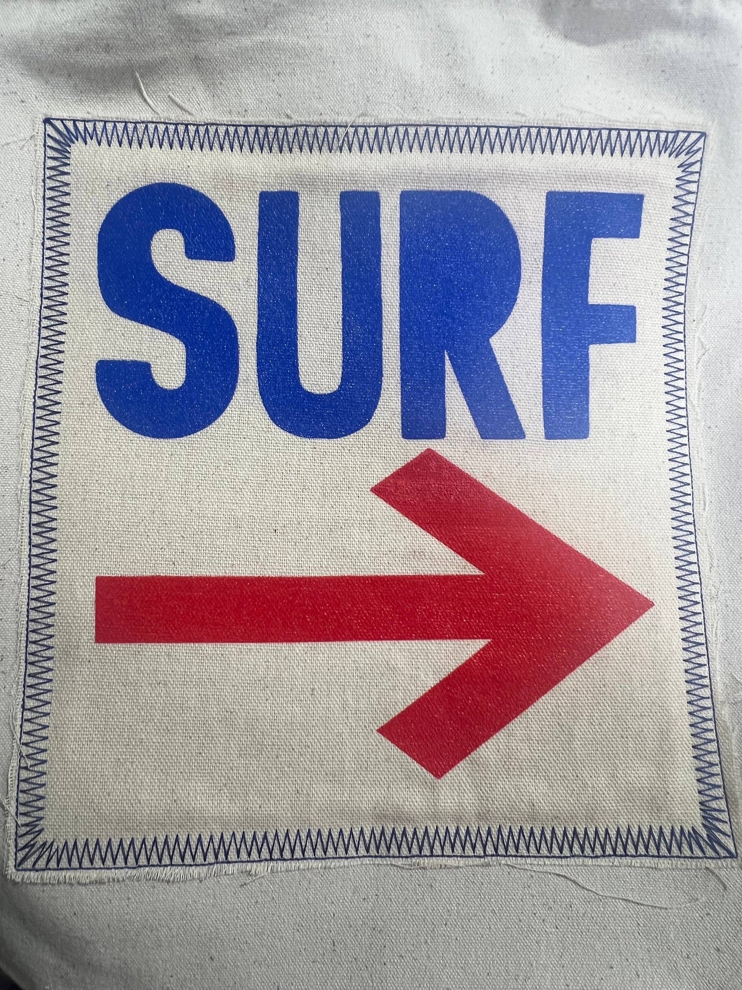 Surf This Way Oversized Cabana Bag