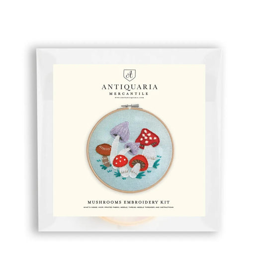 Mushrooms Embroidery Kit