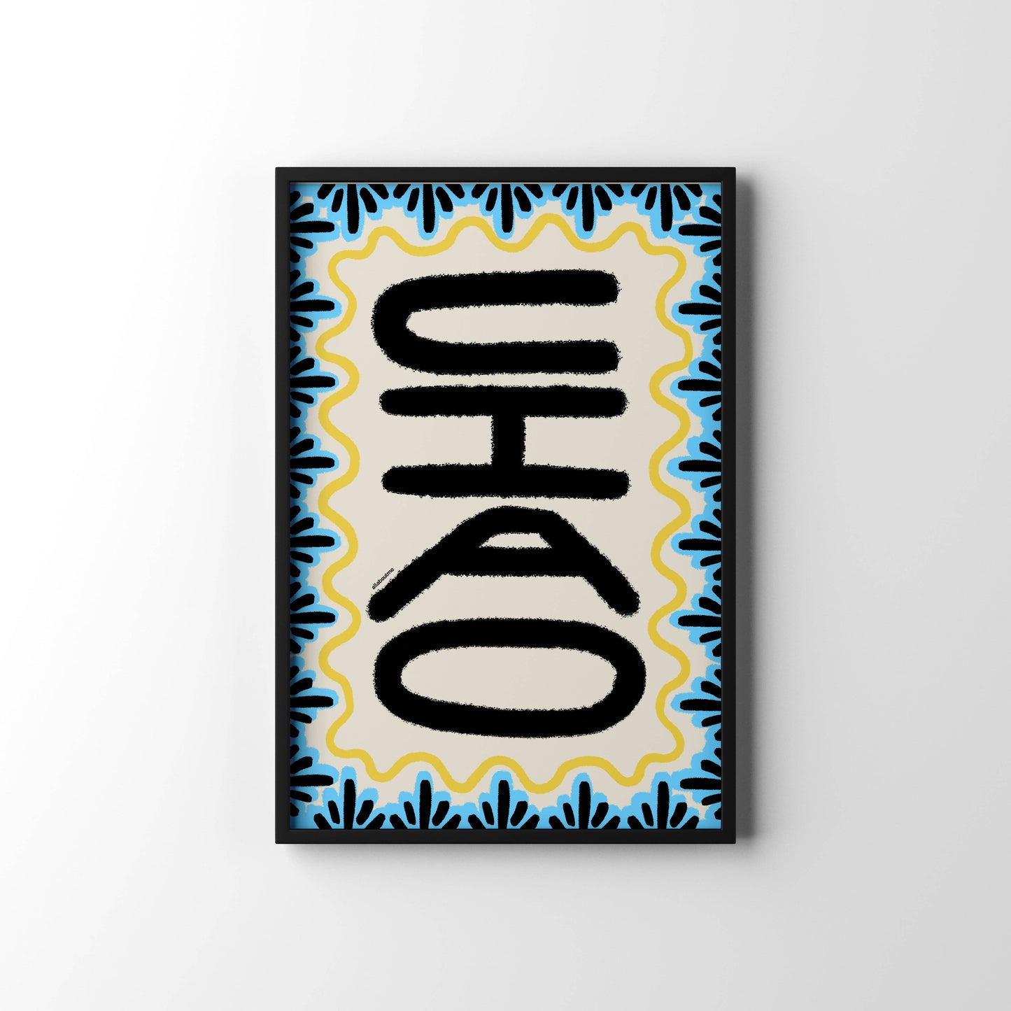 Ciao Ornate Sicily 11.75x8.25 Print