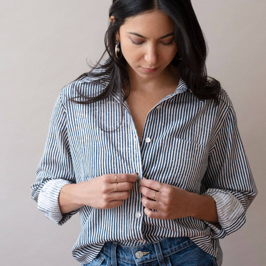 Navy Stripes Pali Top