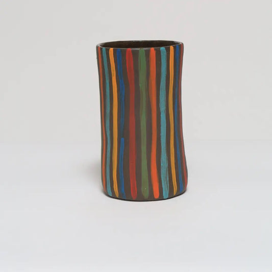 Melville Ceramic Striped Vase