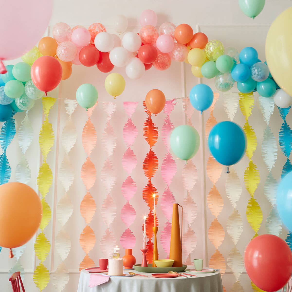 Rainbow Fringe Backdrop