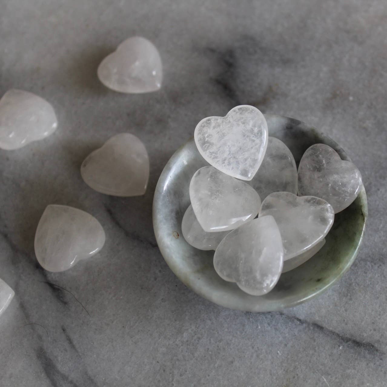 Clear Quartz Heart