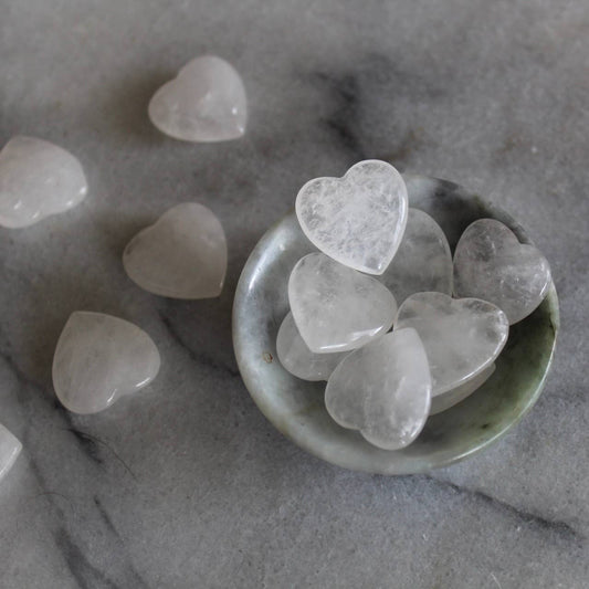 Clear Quartz Heart