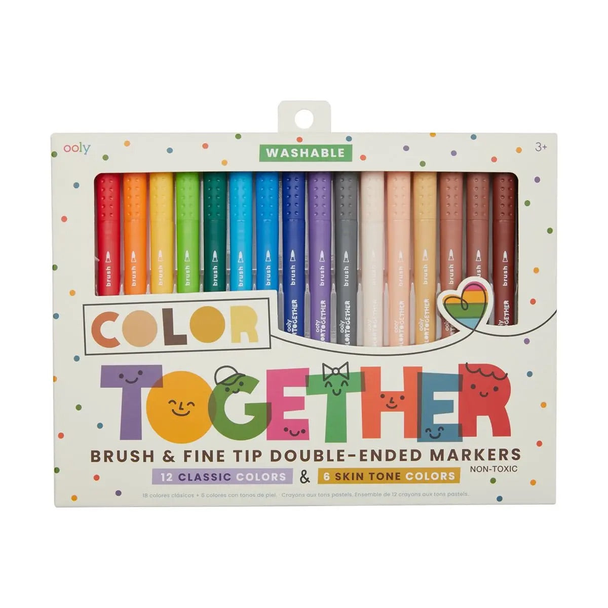 Brush & Fine Tip Double-Ended Markers