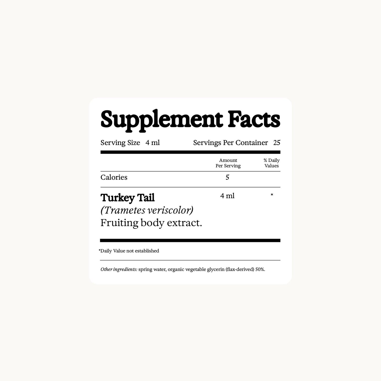 Turkey Tail Extract Tincture