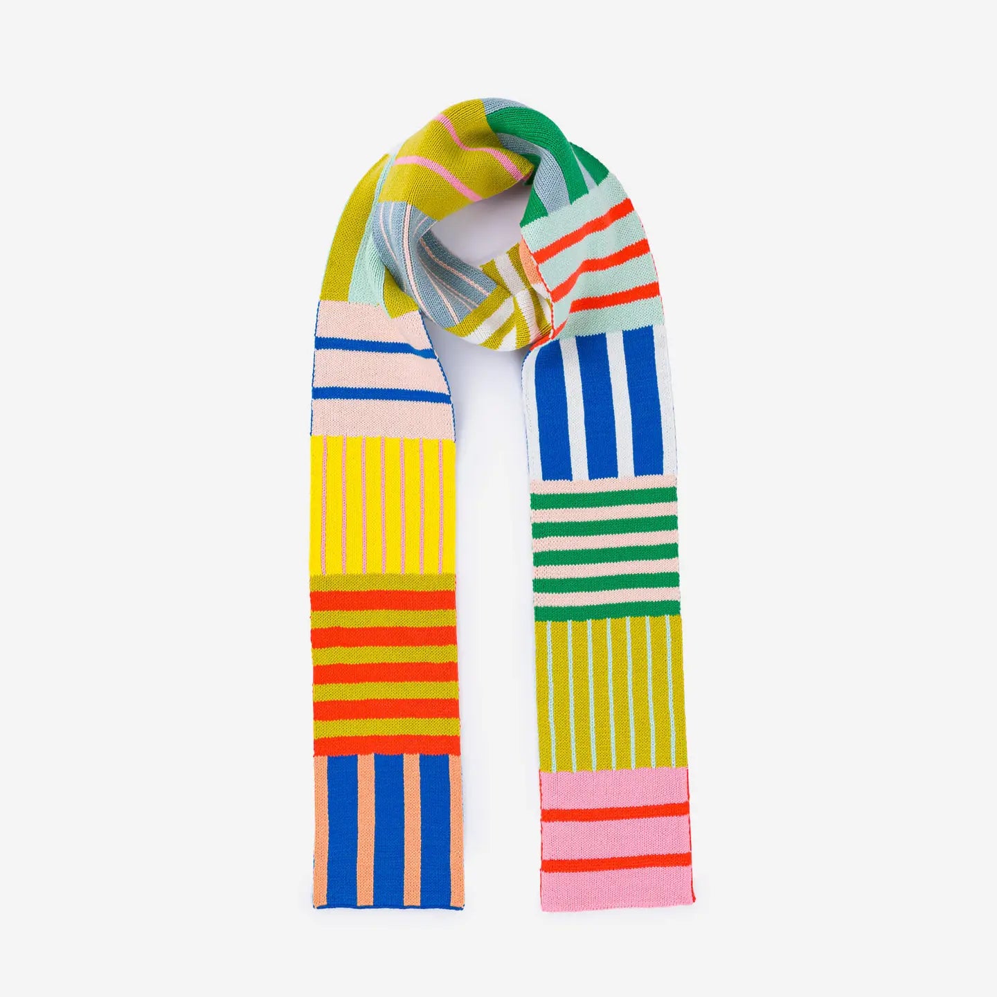 Patchwork Stripe Scarf