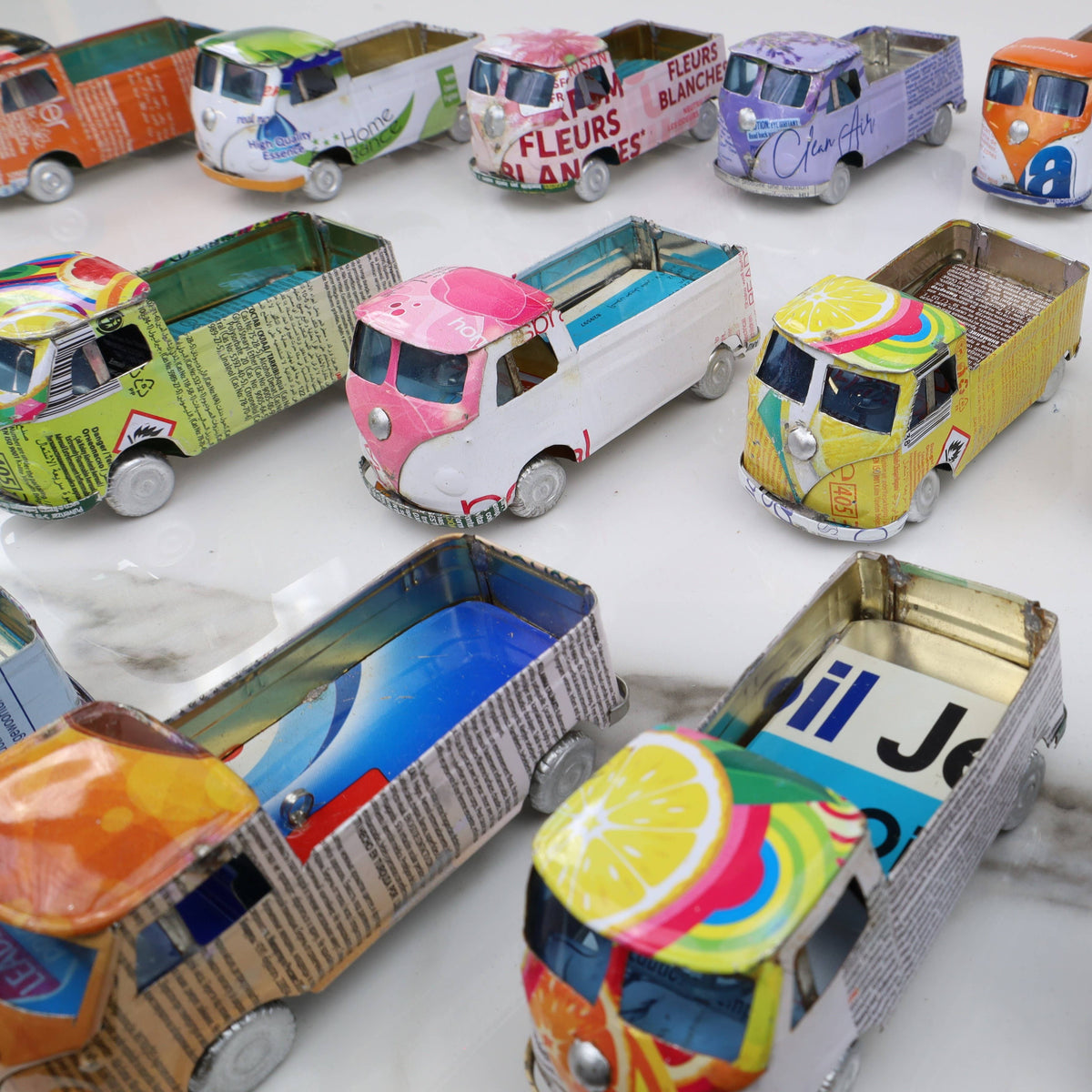 Tin Can VW Pickup Ornaments