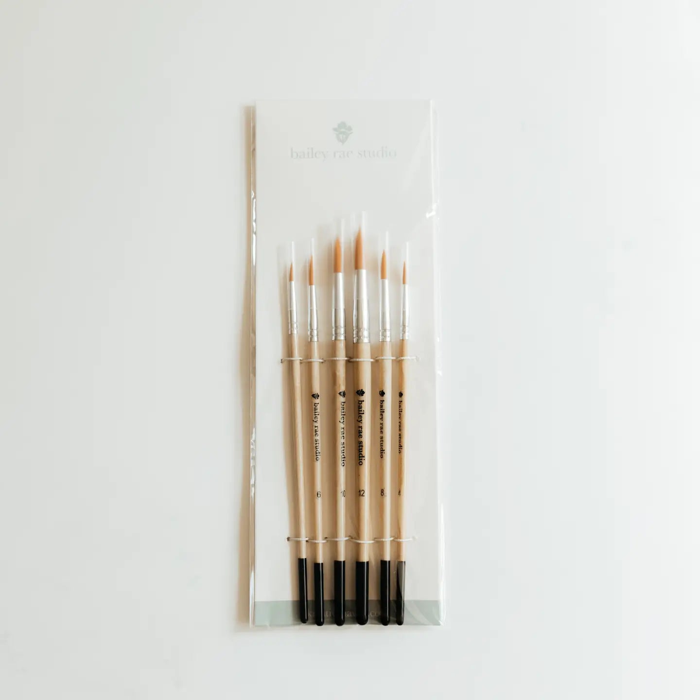 Round Watercolor Brush Set