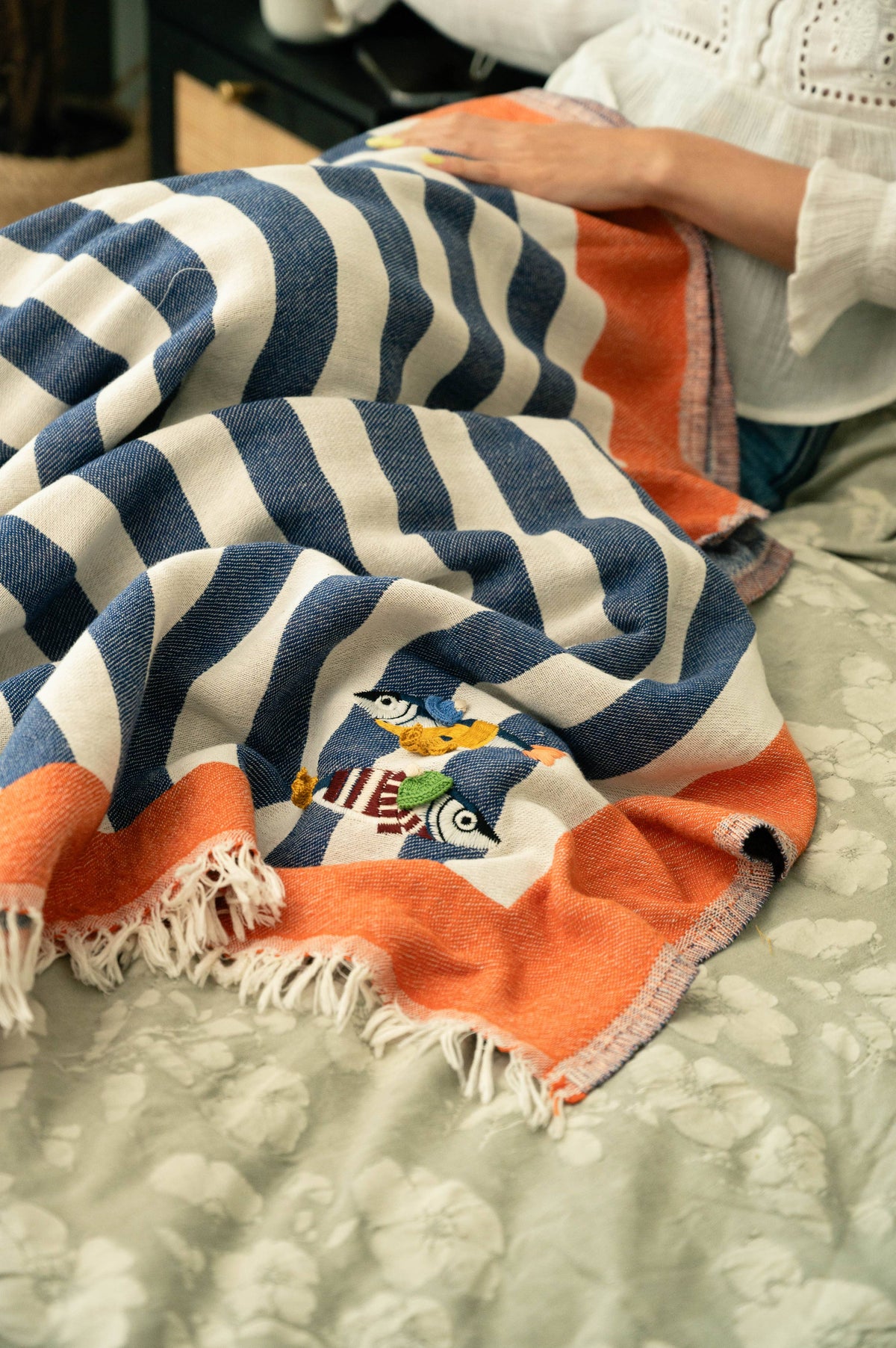 Maris Hand-Stitched Throw
