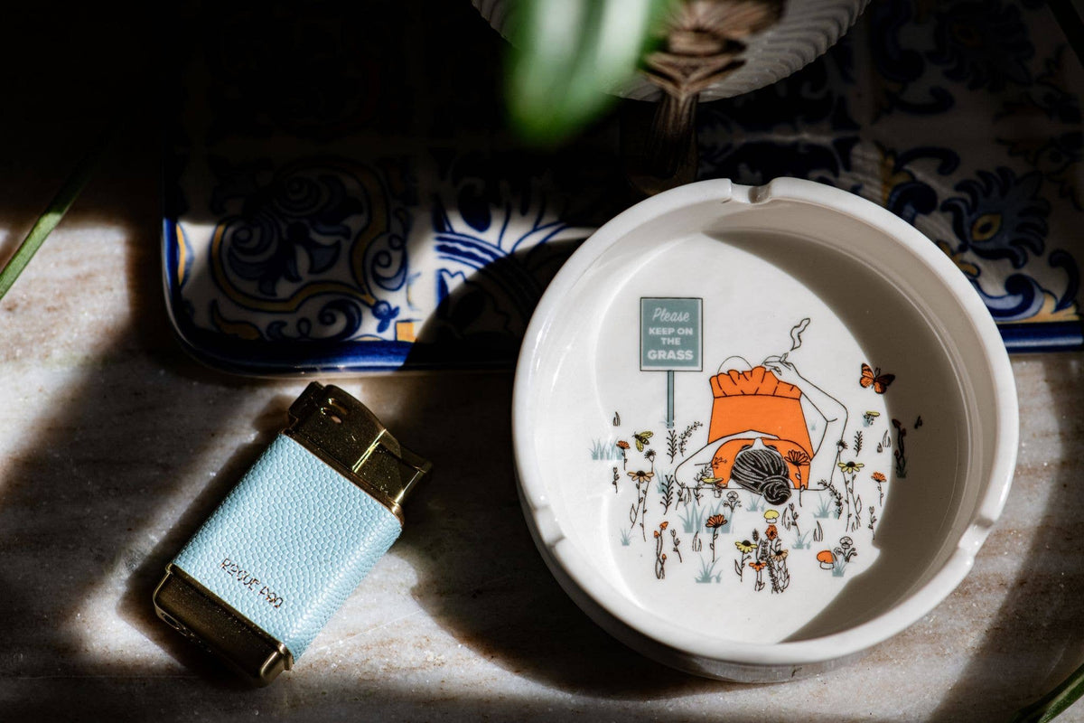 Porcelain Vintage Ashtray
