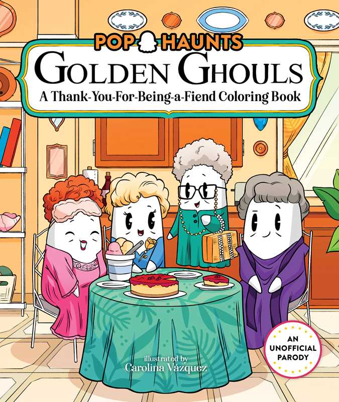 Golden Ghouls Coloring Book