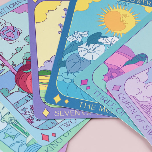 Botanical Tarot Deck + Guidebook