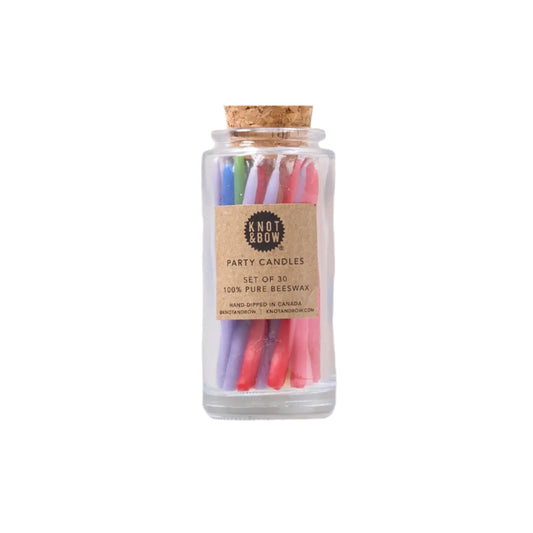 Rainbow Birthday Candle Jar of 30