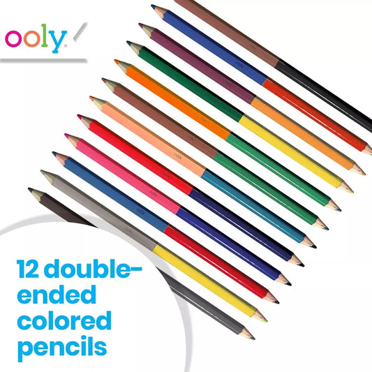 Double-Ended Colored Pencils