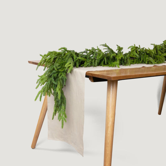 Real Touch Deluxe Norfolk Pine Garland - 96"