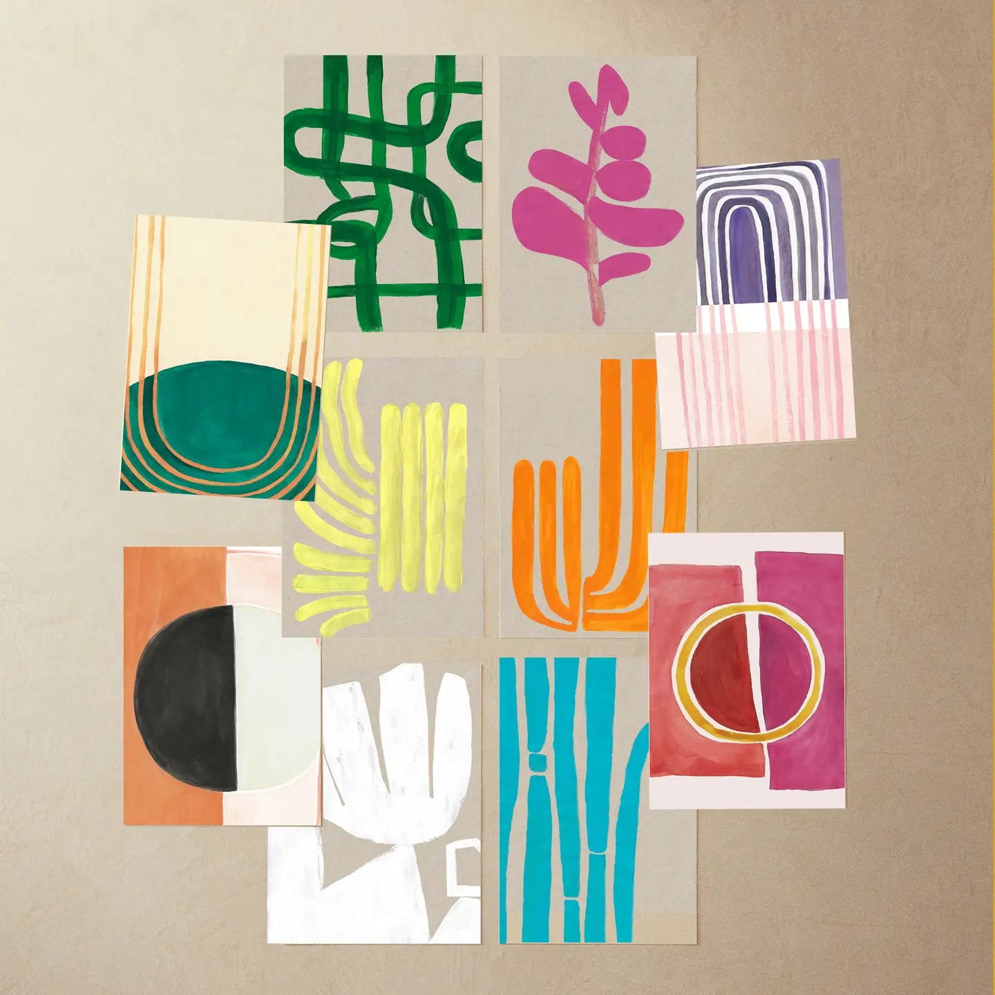 Midcentury Modern Postcards (set of 10)