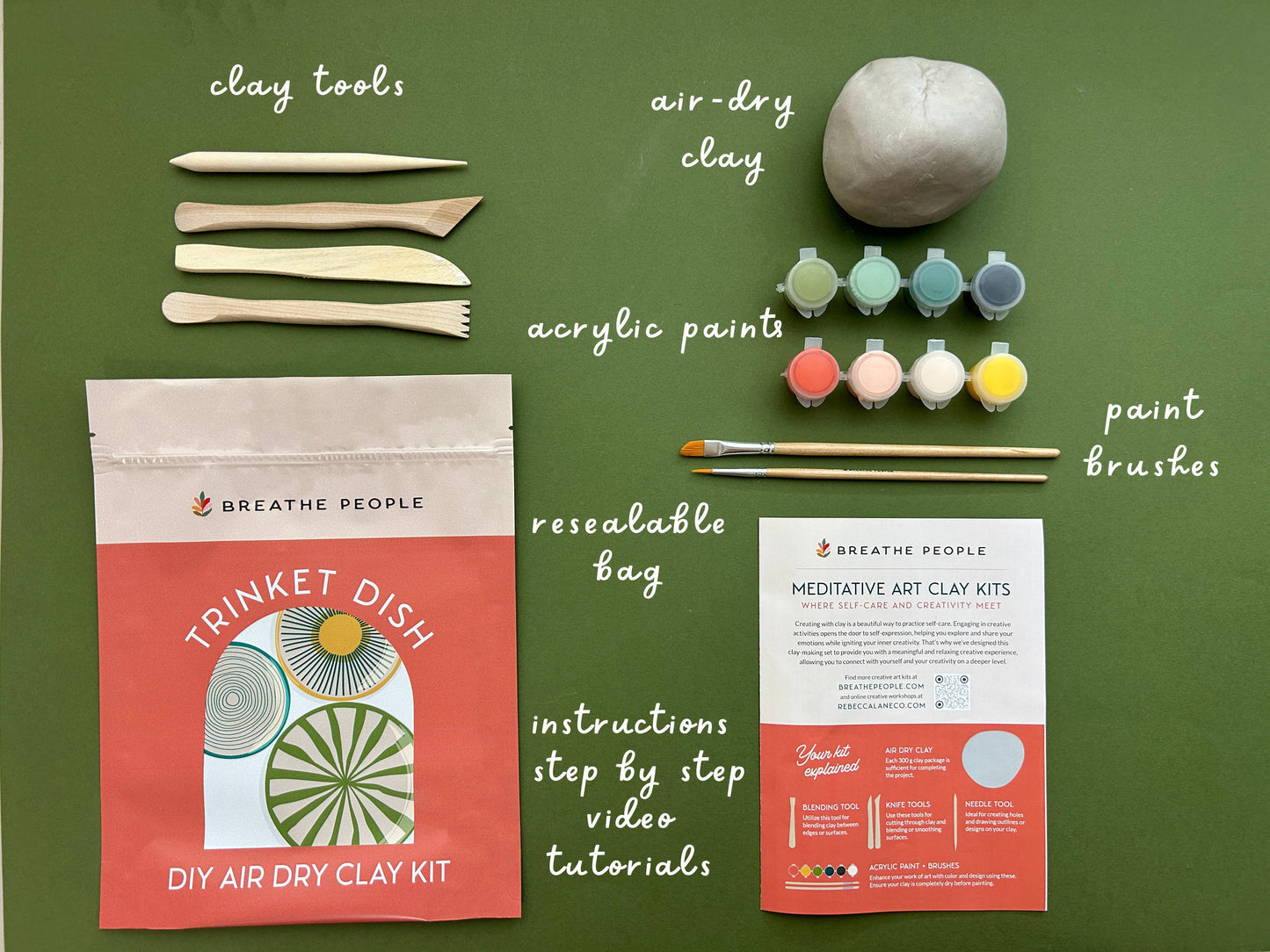 Trinket Dish DIY Craft Clay Kit