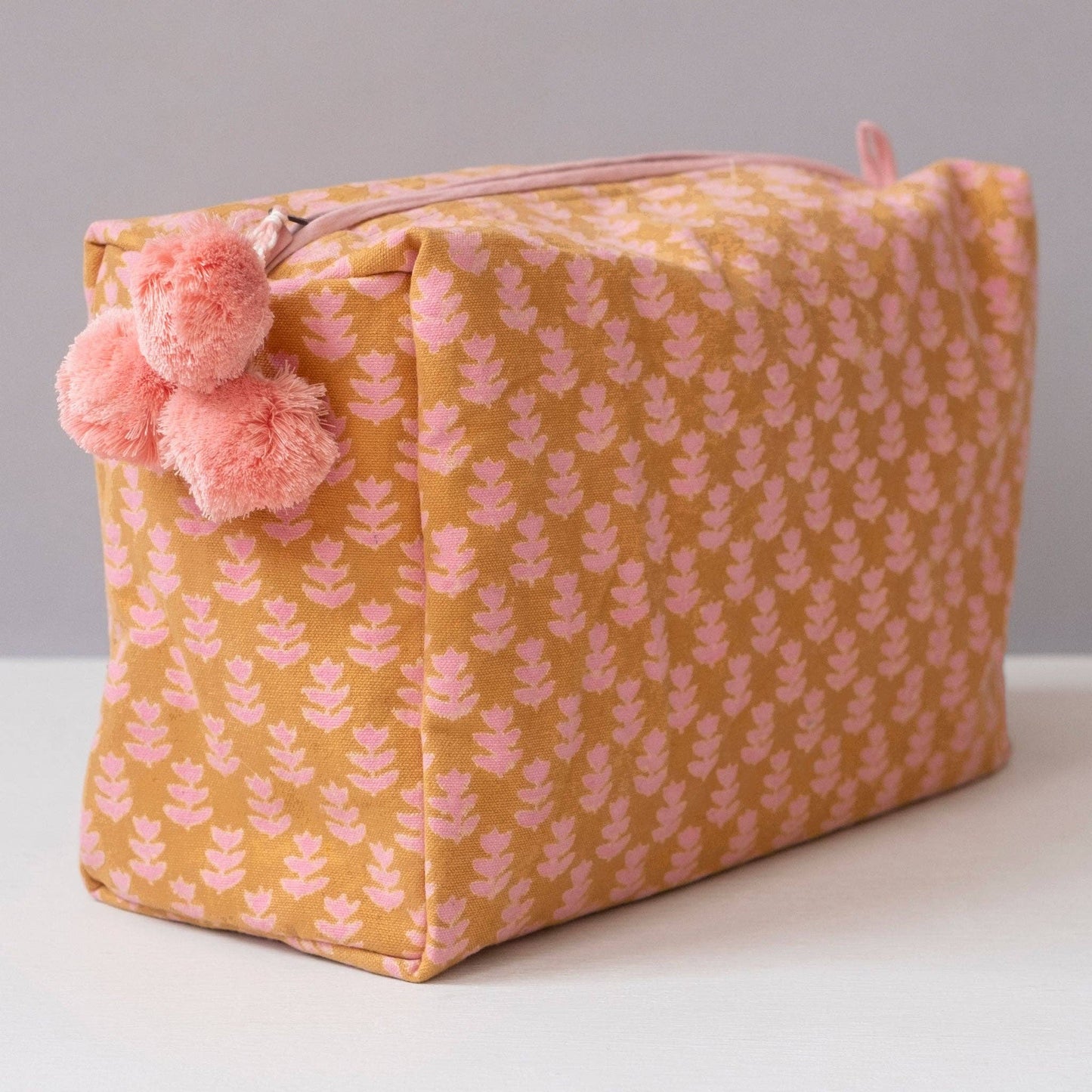 Block Print Toiletry Bag