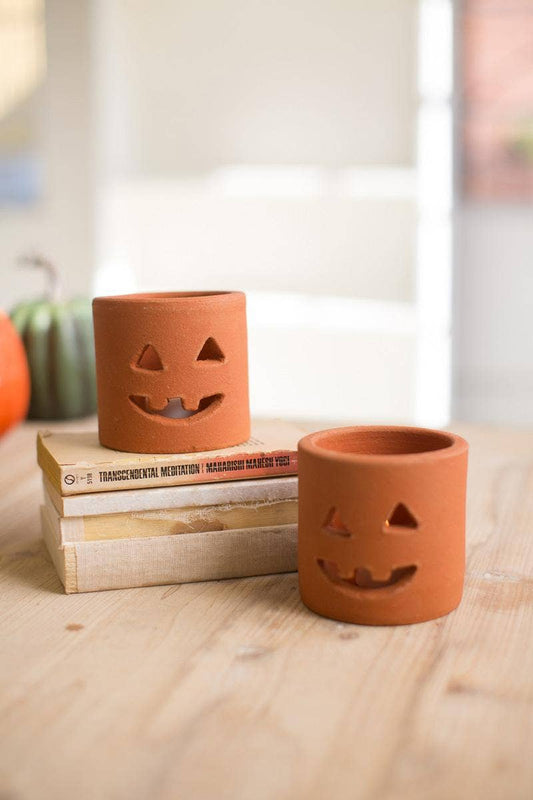 Terracotta Jack-o-Lantern