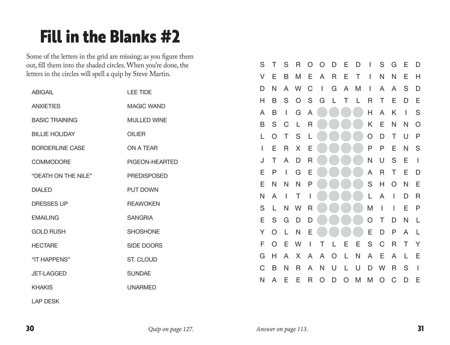 Curiously Quirky Word Searches