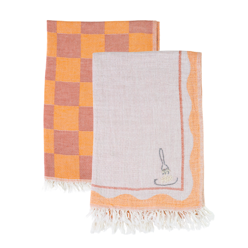 Hand Stitched Kitchen Towel