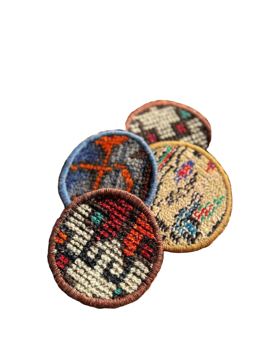 Vintage Kilim Rug Coaster