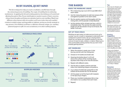 Meditative Marbling Kit