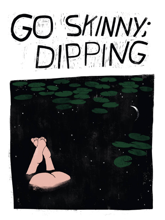 Go Skinny Dipping 8x10 Print