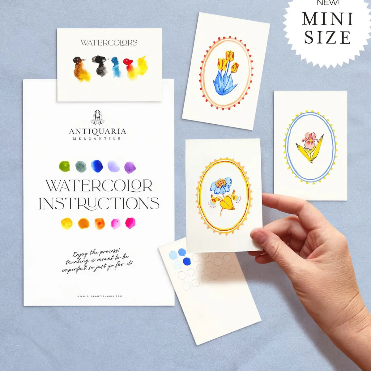 Mini Watercolor Painting Kit