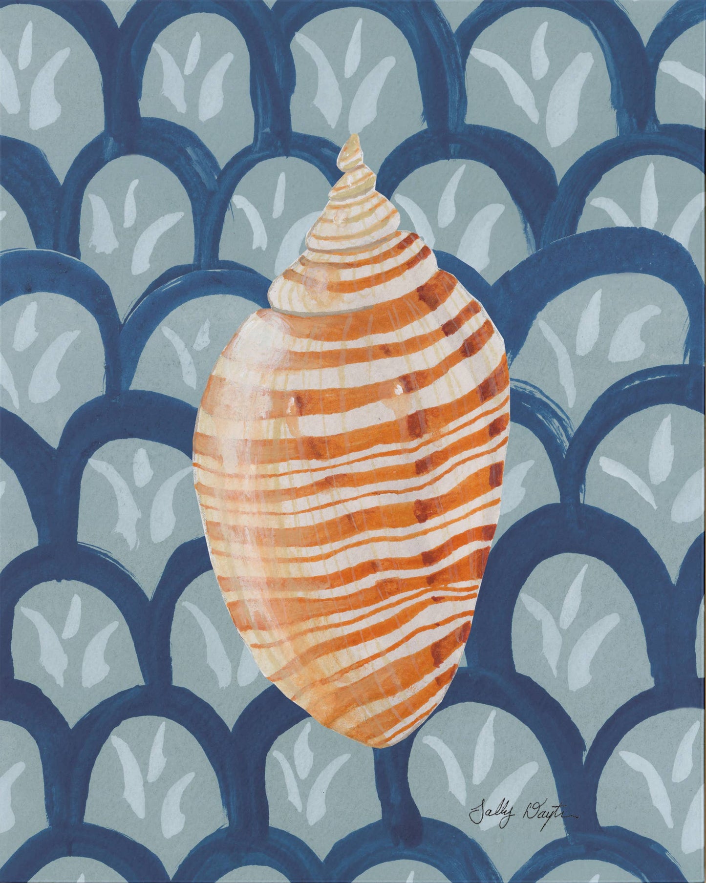 Orange Shell 5x7 Print