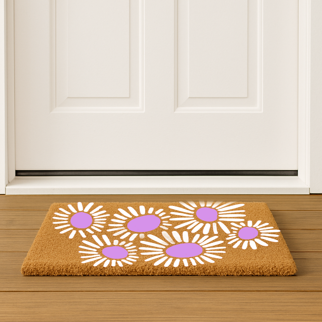 Daisy Coir Doormat