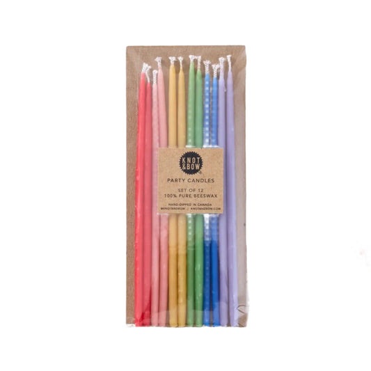 Tall Rainbow Birthday Candles