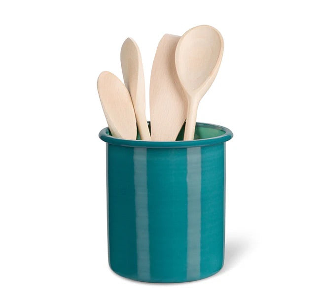 Large Enamel Utensil Holder