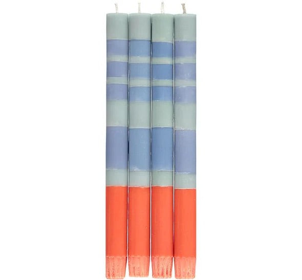 Striped Candle 4 pack