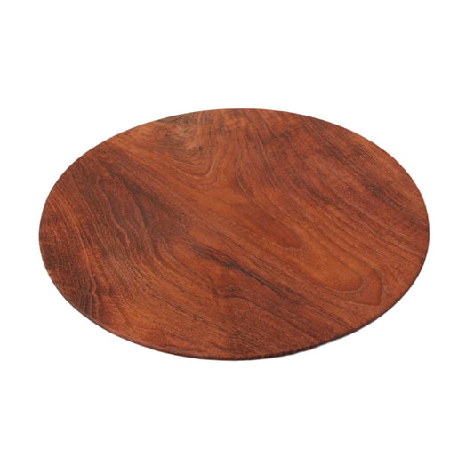 Teak Round Plate