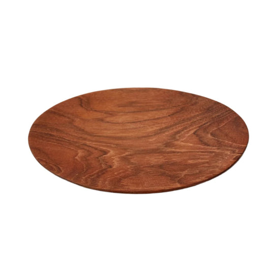 Teak Round Plate