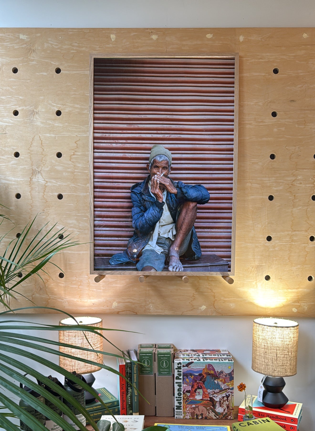 "Namaste Man" Framed
